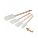 spatule marysette caoutchouc manche bois