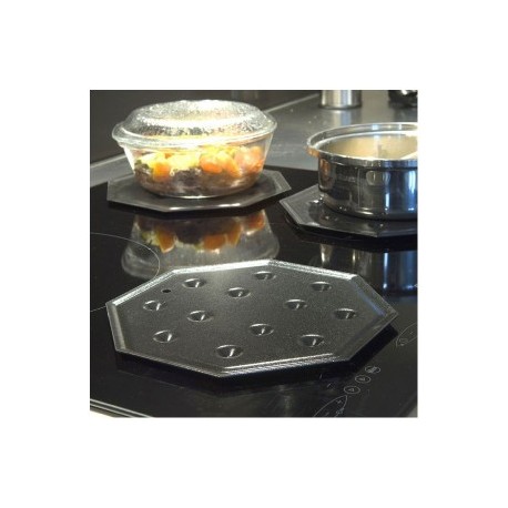 Diffuseur de chaleur en acier inoxydable Plaque d'induction Adaptateur  Convertisseur Gaz Cuisinière électrique Plate20cm