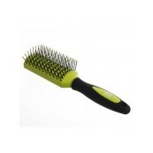 brosse à cheveux rectangle métal