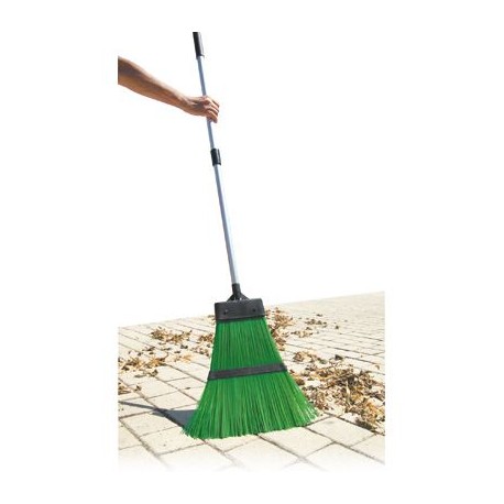 balai extérieur de jardin à manche télescopique en aluminium
