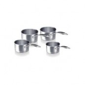 serie de 4 casseroles inox beka chef