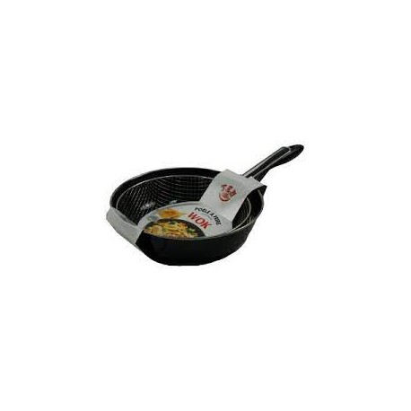 Poêle wok à frire émaillée TEN 28 cm