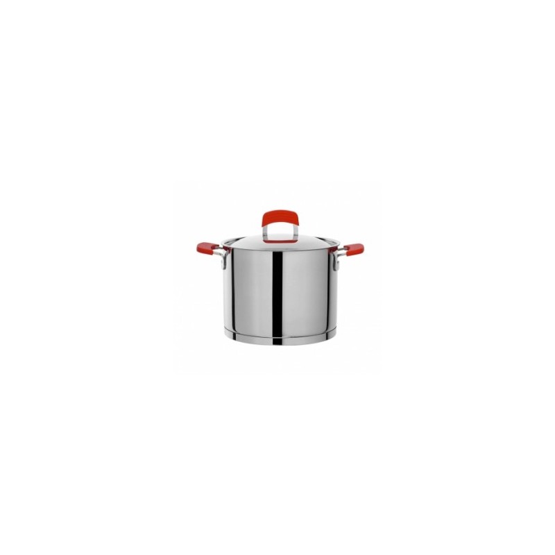 Marmite Lacor Traiteur Gourmet 22 Cm - Inox 18/10, Fond Triple Sandwich, 5.5L, Compatible Induction