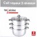 combiné vapeur en inox diam.24
