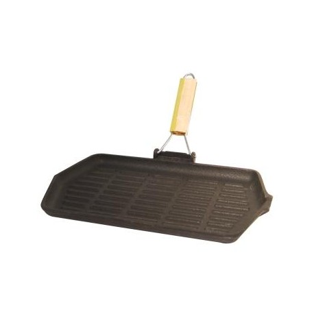 grill viande fonte 19.5*33.5 cm