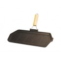 grill viande fonte 19.5*33.5 cm