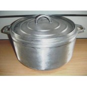 cocotte de 35 cm en fonte d'aluminium