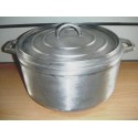 cocotte de 35 cm en fonte d'aluminium