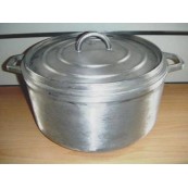 Cocotte en fonte d'aluminium ronde 1,3 litres﻿ diamètre16 cm﻿ Ref.