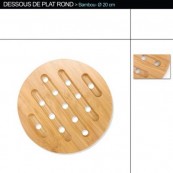 Dessous plat en bambou