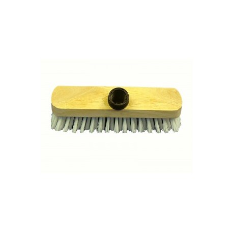 balai brosse lave pont nylon blanc